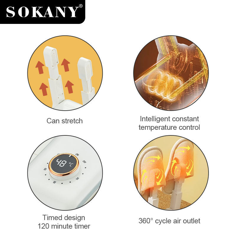 SOKANY household shoe dryer insole dryer, smart dehumidification and deodorization shoe dryer