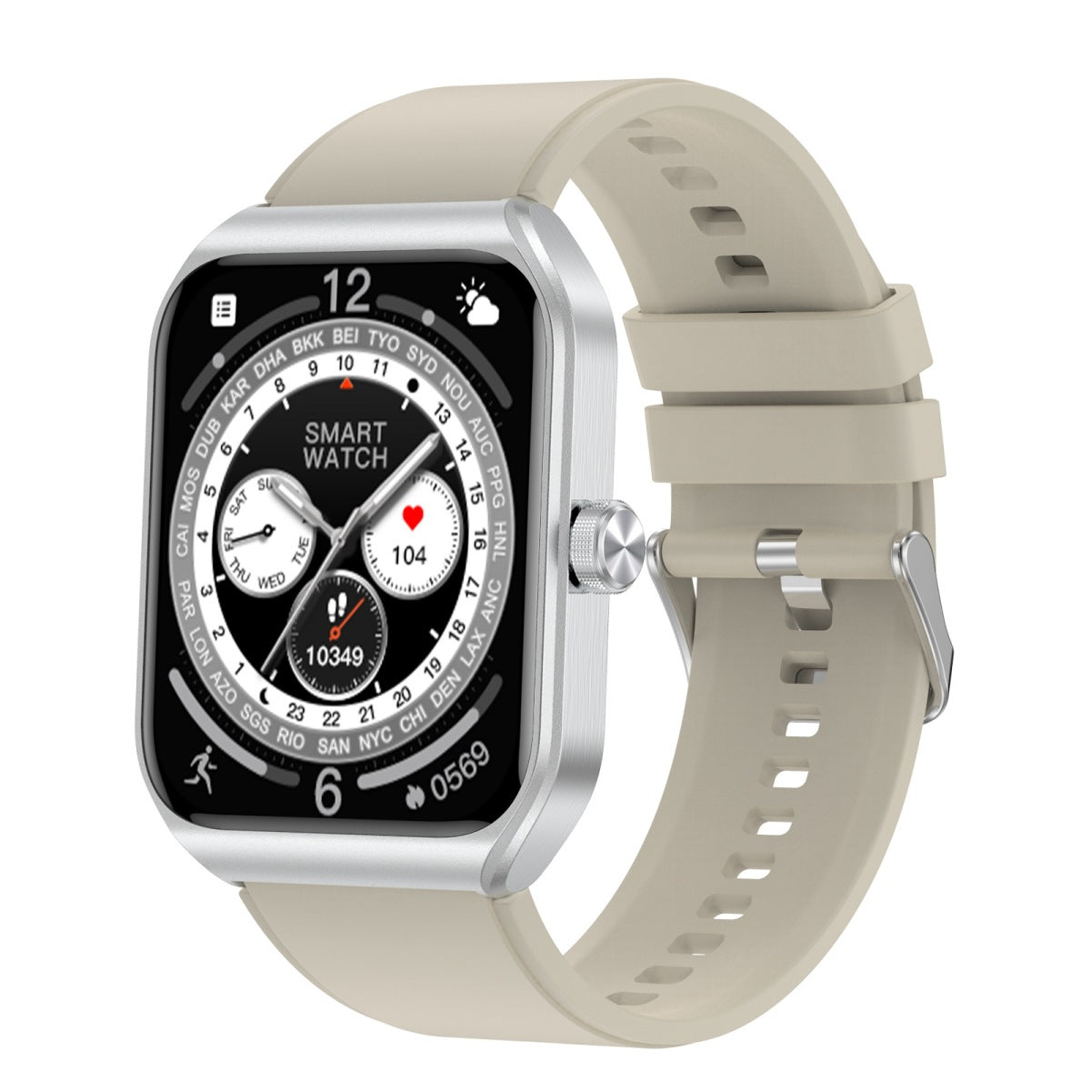 T56 Smart Watch Bracelet - Bluetooth Calling, Health Monitoring, Heart Rate and Blood Pressure Monitoring