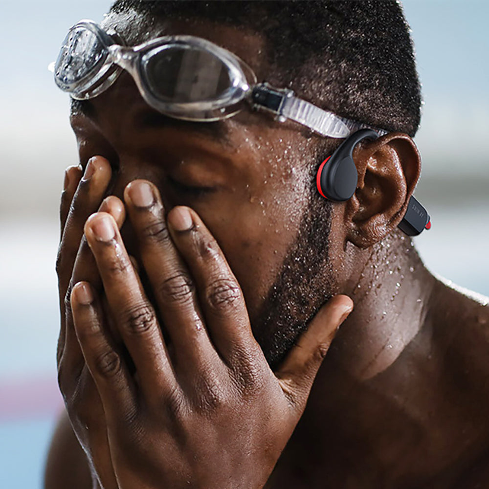 X7 Bone Conduction Bluetooth Headset with 32GB Waterproof Sports Storage-3