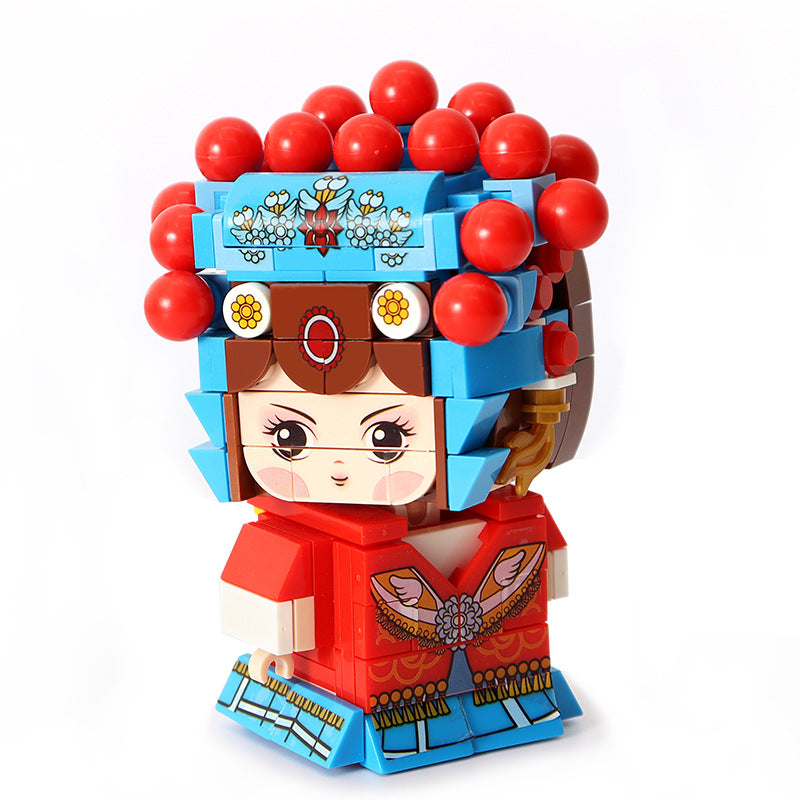 Charakter -Bausteine im chinesischen Stil Bausteine Kinderspielzeug Bildungsaufklärung Spielzeug