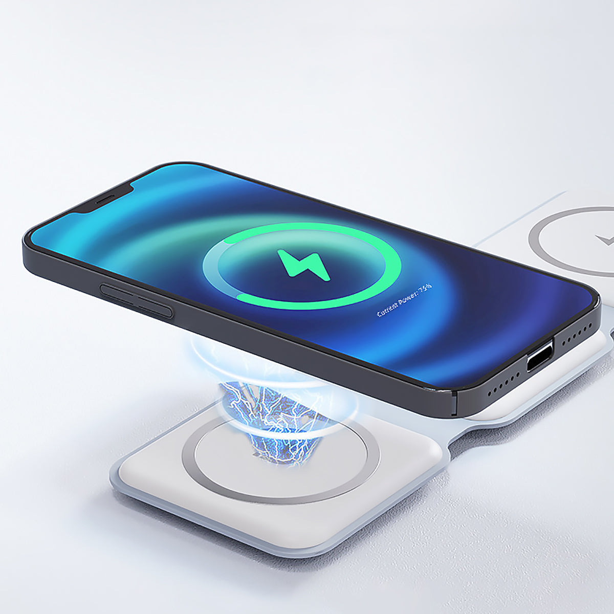 3-in-1 Magnetic Wireless Charger for iPhone, AirPods & Apple Watch-4