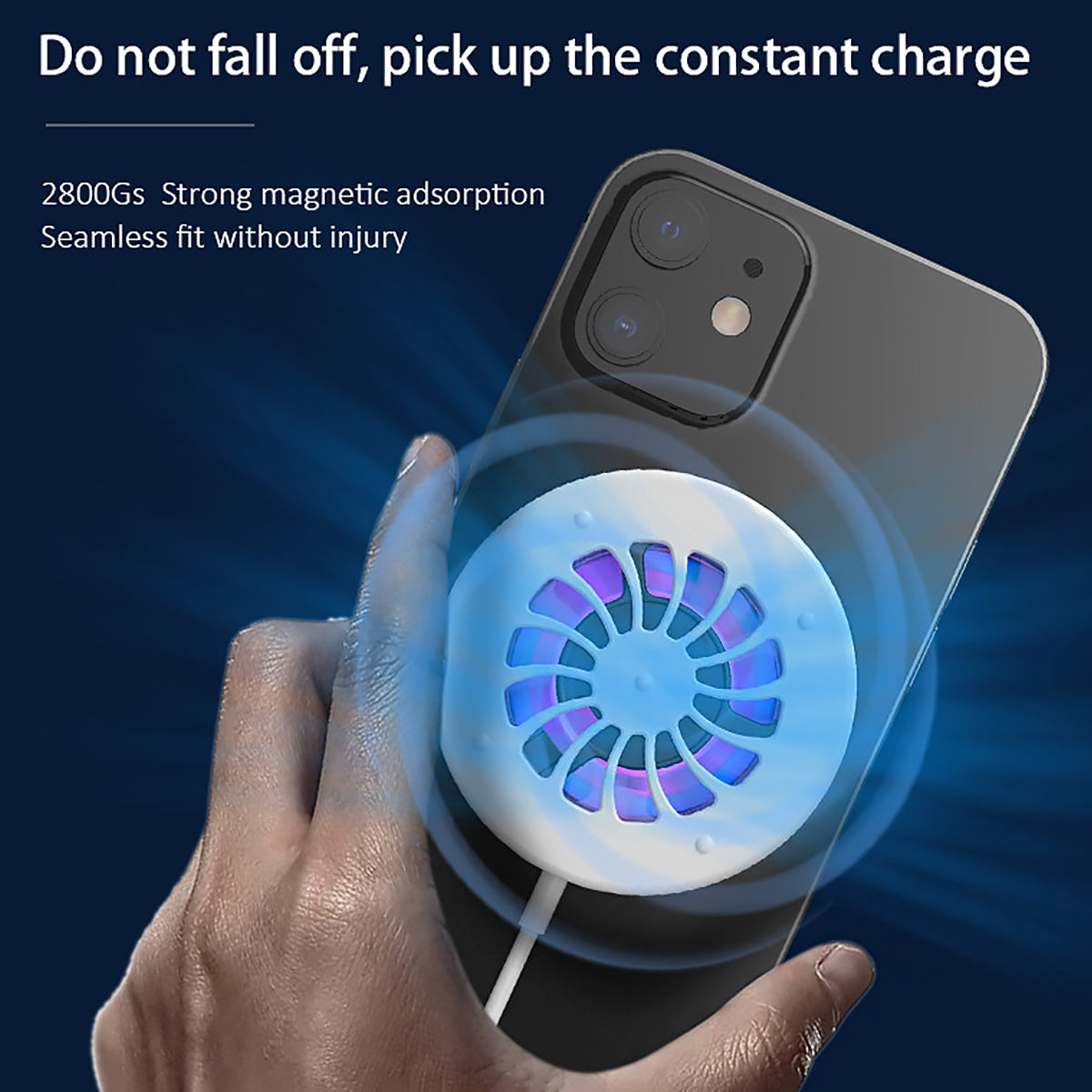 15W Magnetic Cooling Wireless Charger for iPhone-3