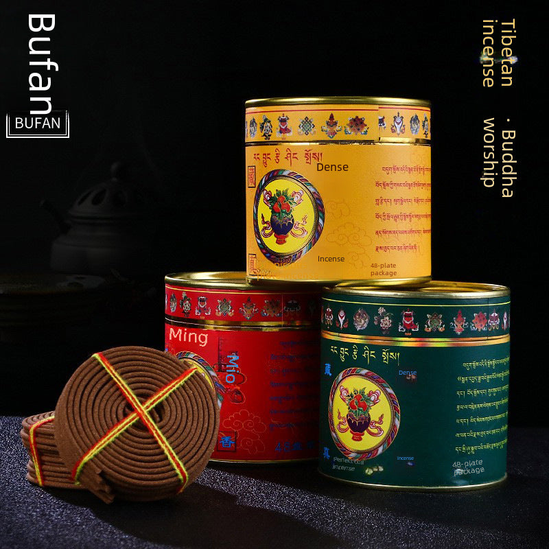 Tibetaner geheimer Weihrauch Spulen tibetischer Weihrauch tibetanischer Sandelholz Natural Ruyi Weihrauch