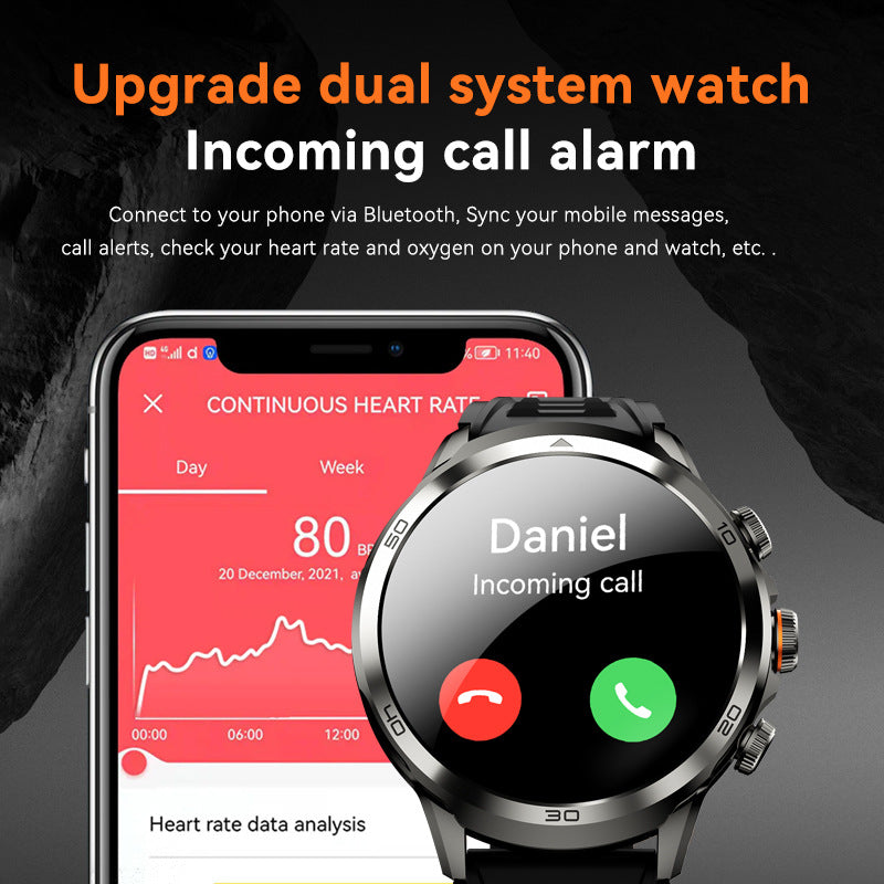 H19 Round Screen Smart Watch Phone Watch HD Camera Function