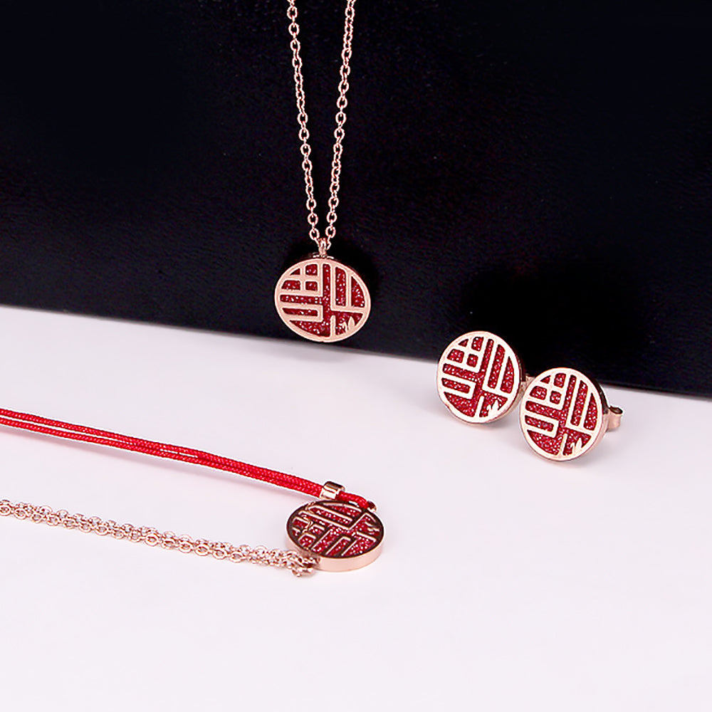 Lucky Court-Style Jewelry Set Birthday Gift for Women-1