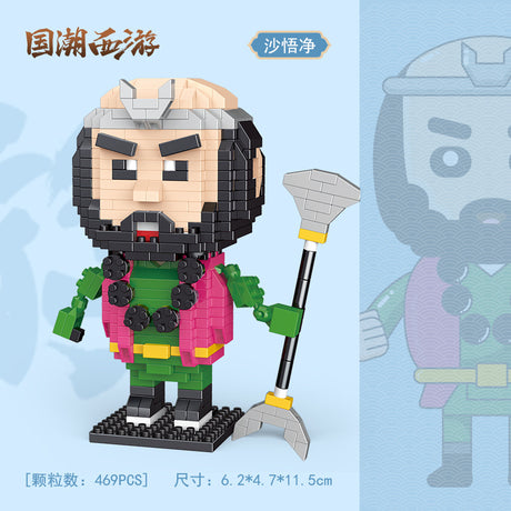 Reise zur Westsonne Wukong Mikropartikel Bausteine blockiert Kinder für Bildungsversammlungen für Kinder