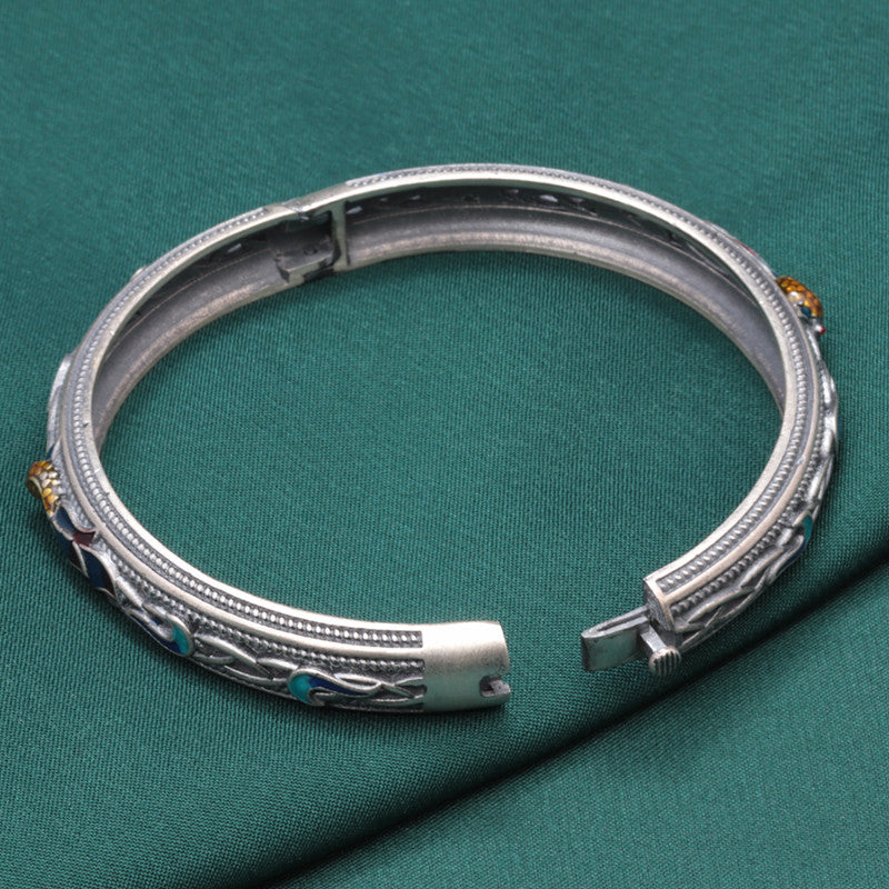 925 Sterlingsilber-Kleber-Goldfischarmband für Frauen, ein öffentliches Armband