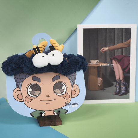 Original Design Hey Dragon Ha Tiger Cartoon Cute Hairbands-4