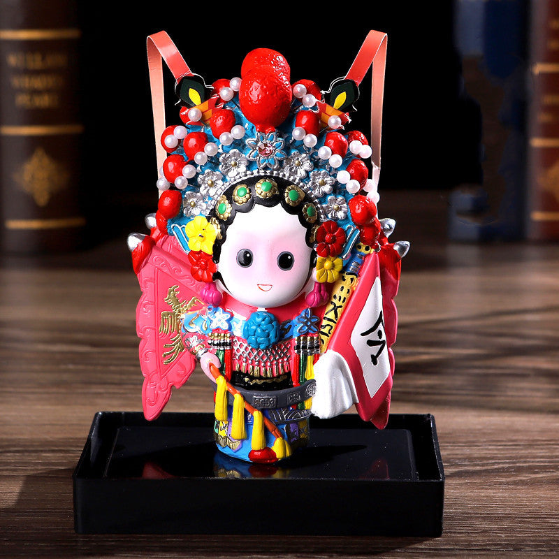 Peking Opera Mask Character Ornaments Home Accessories-11