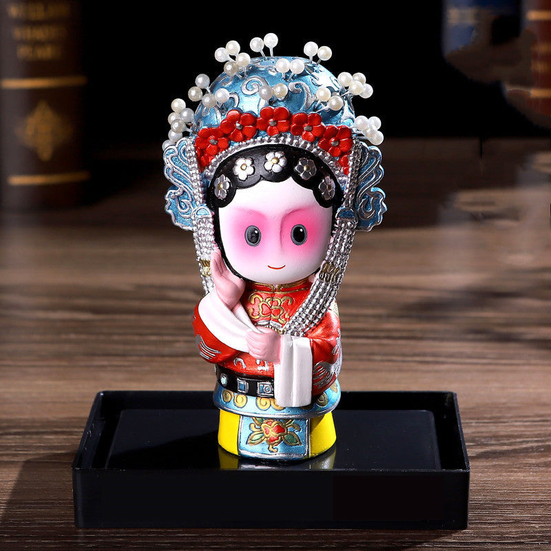 Peking Opera Mask Character Ornaments Home Accessories-12