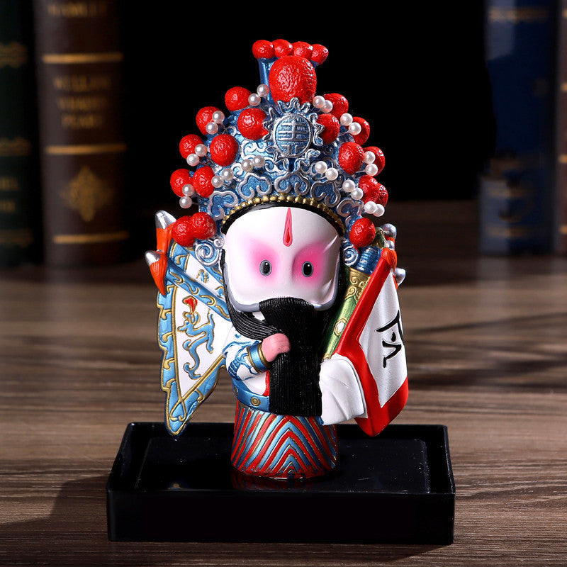Peking Opera Mask Character Ornaments Home Accessories-16