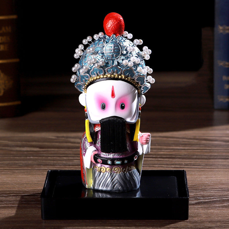 Peking Opera Mask Character Ornaments Home Accessories-9