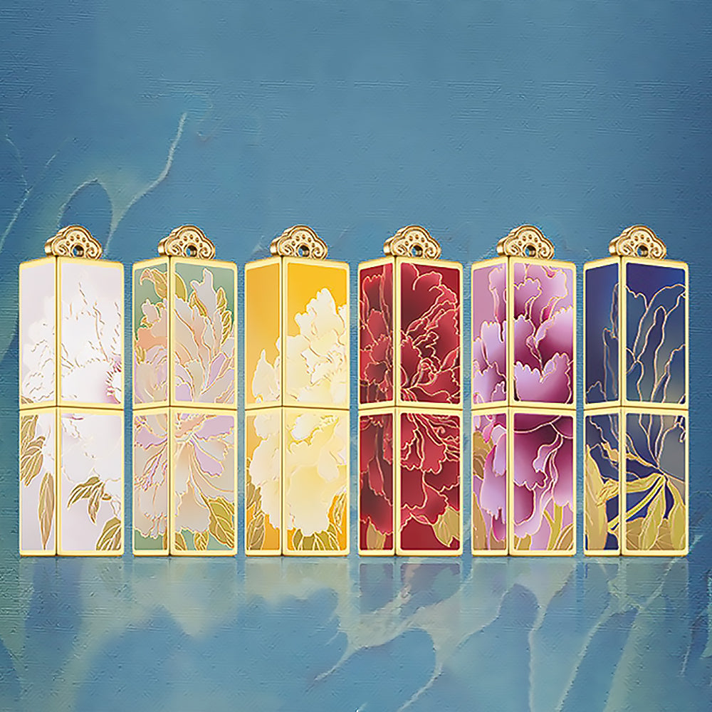 Peony Red Lipstick Classic Birthday Gift for Wife or Girlfriend-4