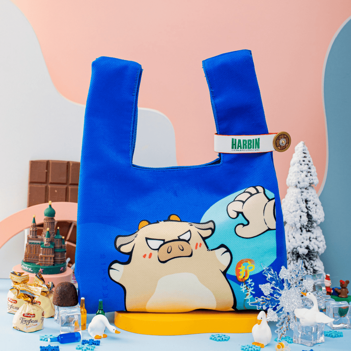 Personalized Bags: "Northeast Shendu" Cute Wrist Bag-3