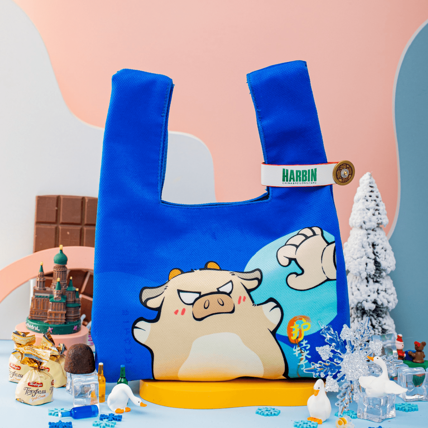 Personalized Bags: "Northeast Shendu" Cute Wrist Bag-3