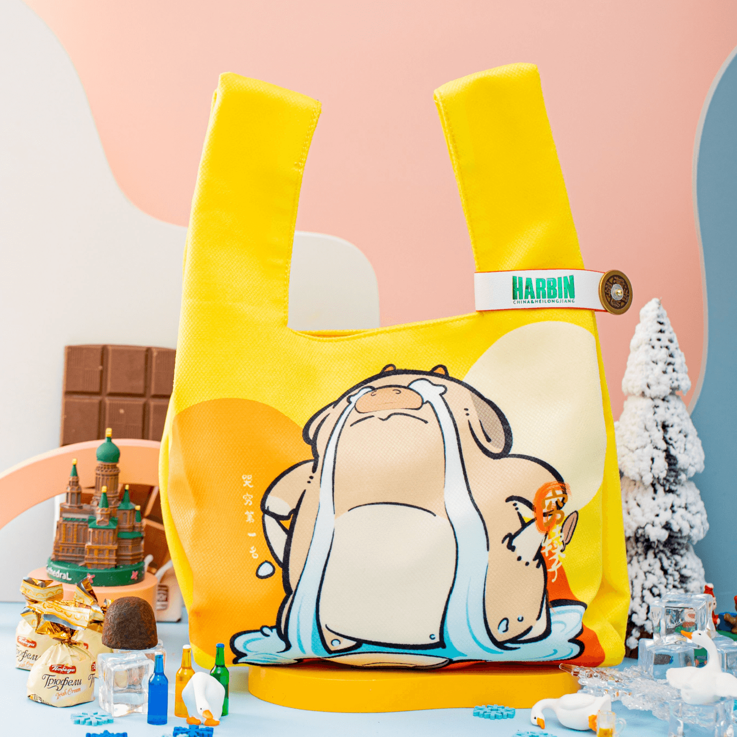 Personalized Bags: "Northeast Shendu" Cute Wrist Bag-4