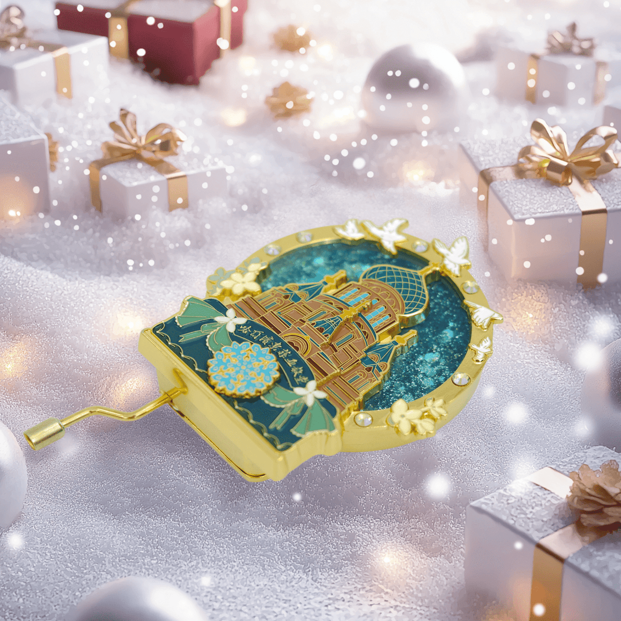 Saint Sophia Cathedral Music Box Fridge Magnet Melodic Souvenir-2