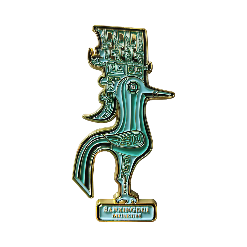Sanxingdui Bronze Bird Fridge Magnet Ancient China Creative Souvenir-1