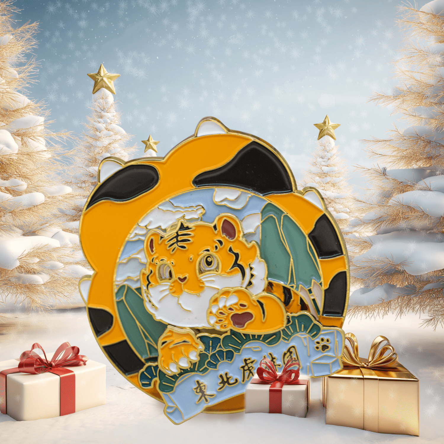 Siberian Tiger Park Fridge Magnet Wild Harbin Souvenir-1