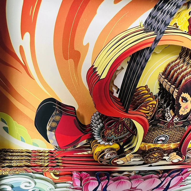 Sun Wukong Characteristic Paper Cut Crafts Ornament-5