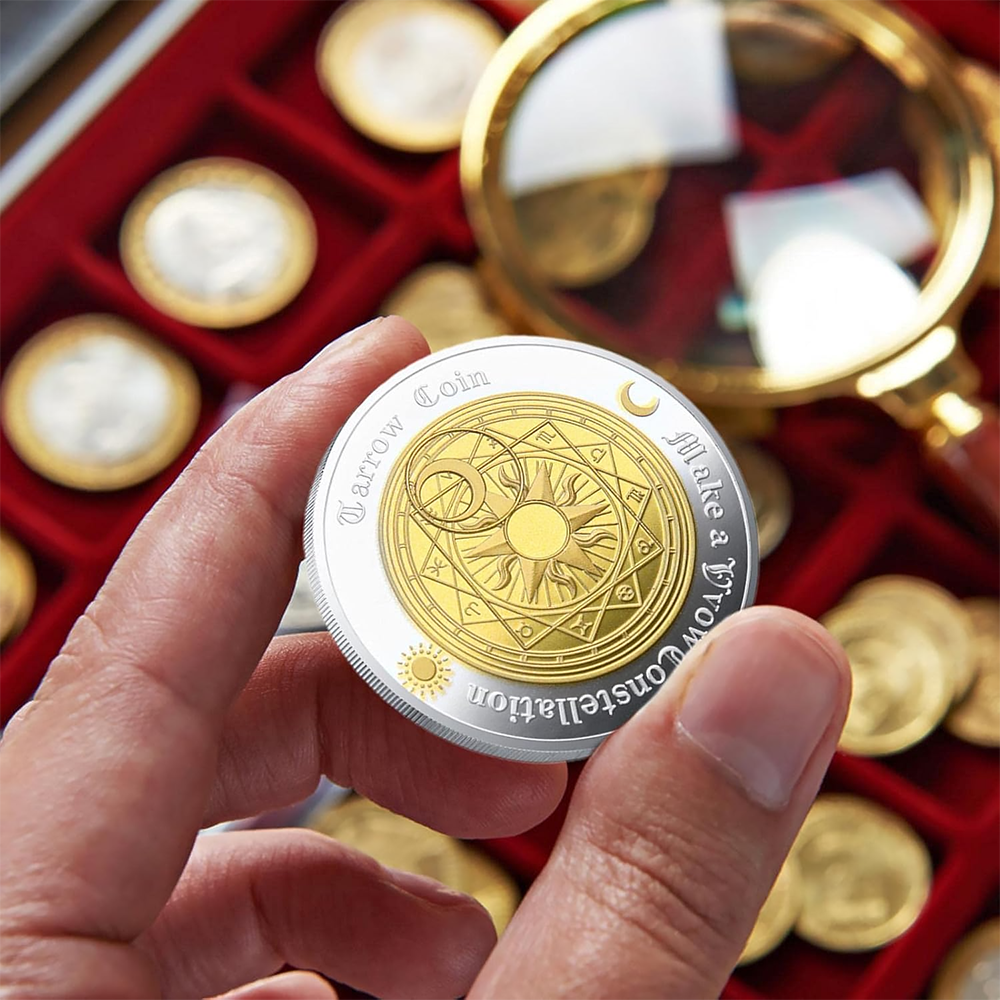 Tarot Wish Coin Lucky Constellation Commemoration-1