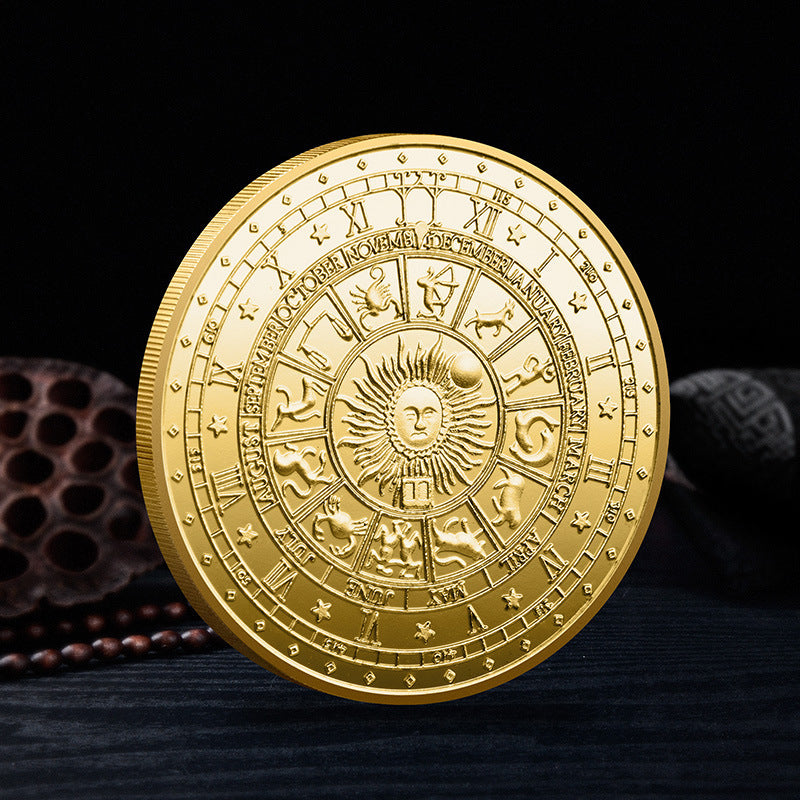 Tarot Wish Coin Lucky Constellation Commemoration-3