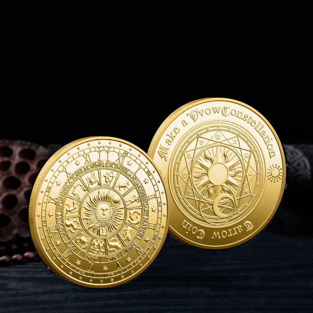 Tarot Wish Coin Lucky Constellation Commemoration-6