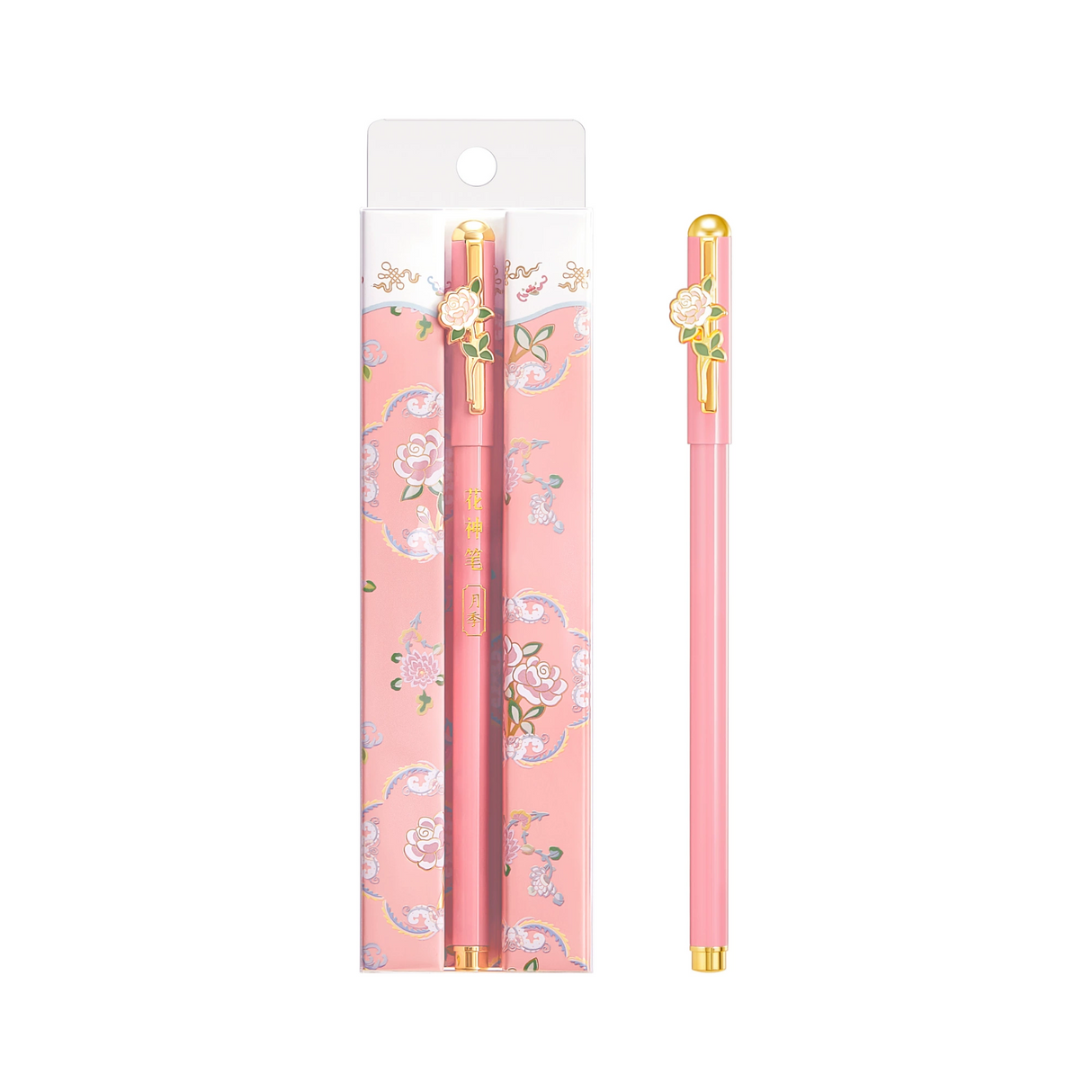 Twelve Flower Gods Gel Pens: Writing Tools Infused with Oriental Style-10