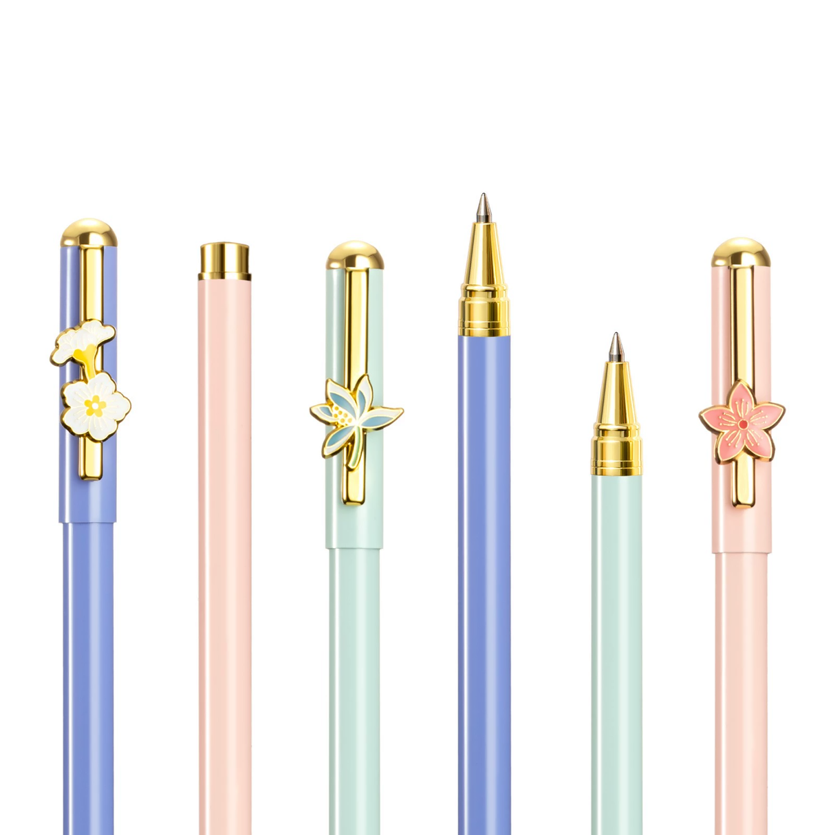 Twelve Flower Gods Gel Pens: Writing Tools Infused with Oriental Style-3