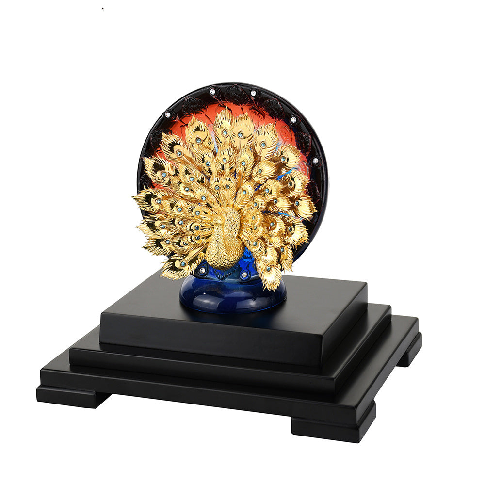 Eröffnungshäuserwarming goldener Folienschmuck Geschenkverzierung