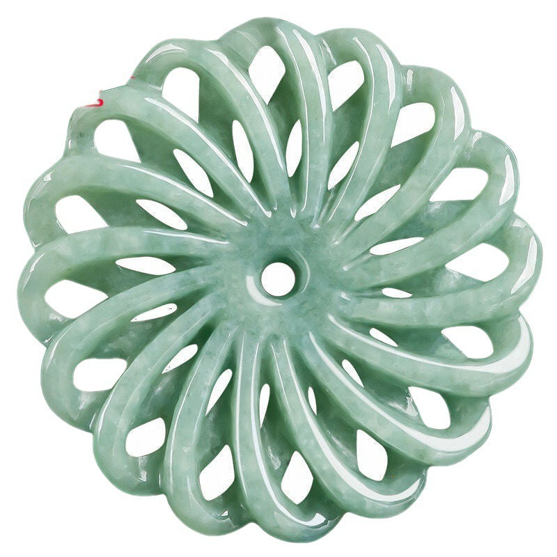 Männer und Frauen Jade -Pendelleisen -Eisneckkette