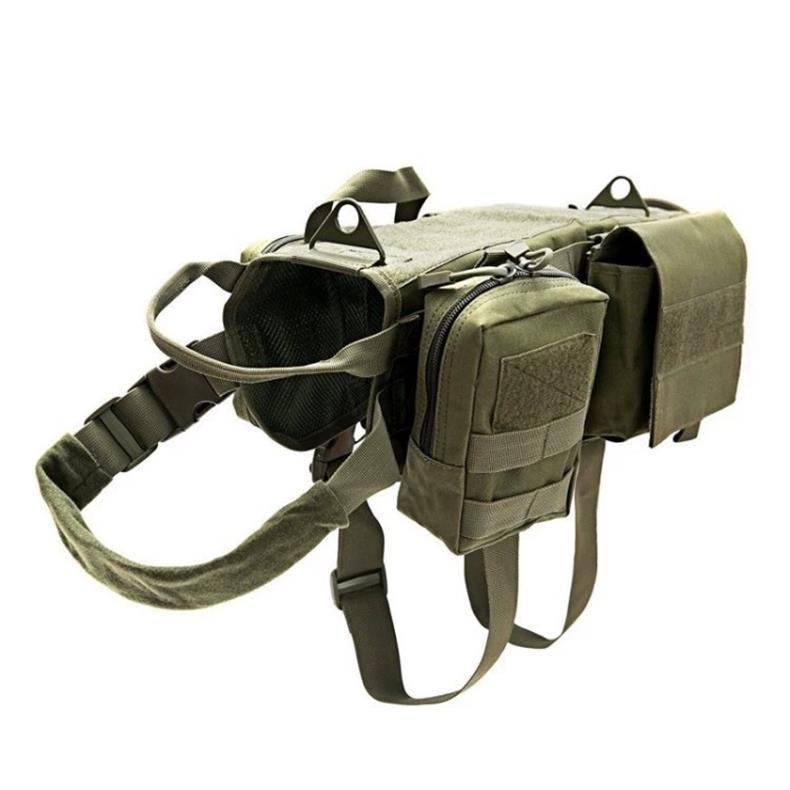 Tactical Dog Harness Adjustable Military Vest