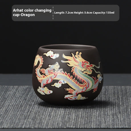 Fengming wechselt die Farbe mit Hitze lila Sandtee Tasse