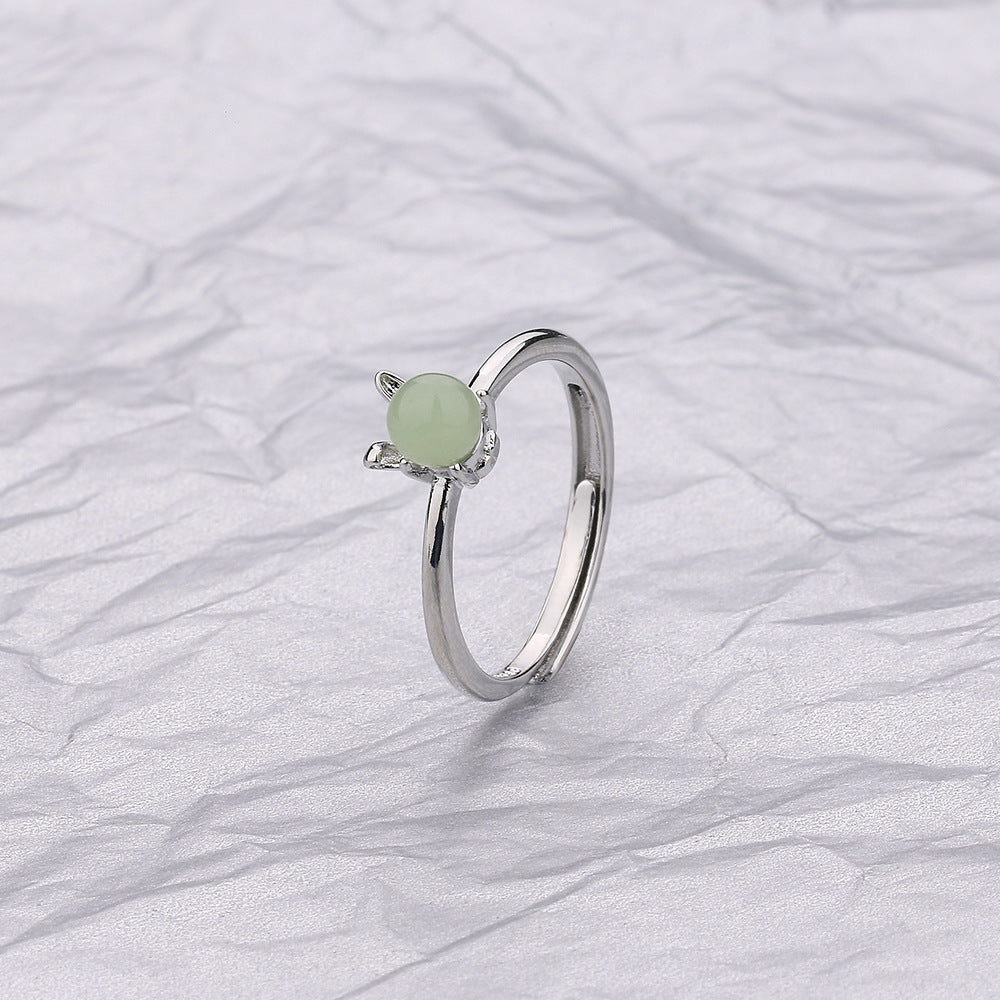 Index Finger Ring weiblich süßes chinesisches Tierkreiszeichen von Kaninchen