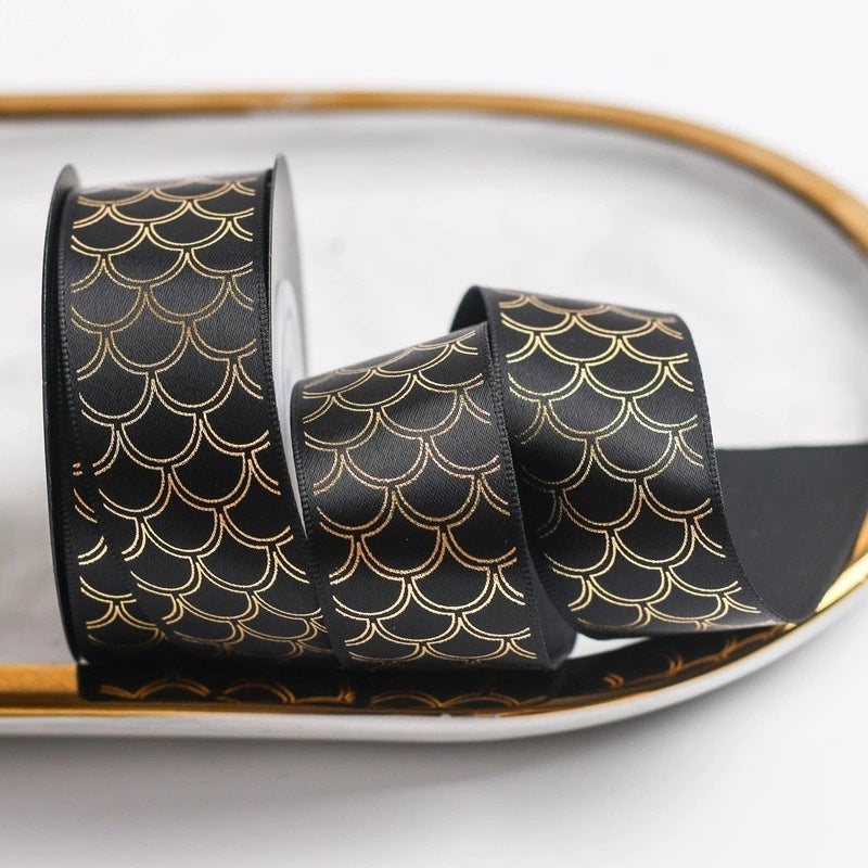 Bronzing Gift Wrap Ribbon Bow Flower Material Packaging