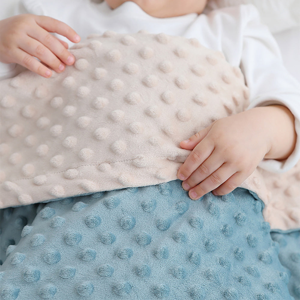 Baby Blanket Super Soft Double Layer with Dotted Backing Newborn Swaddling Blankets