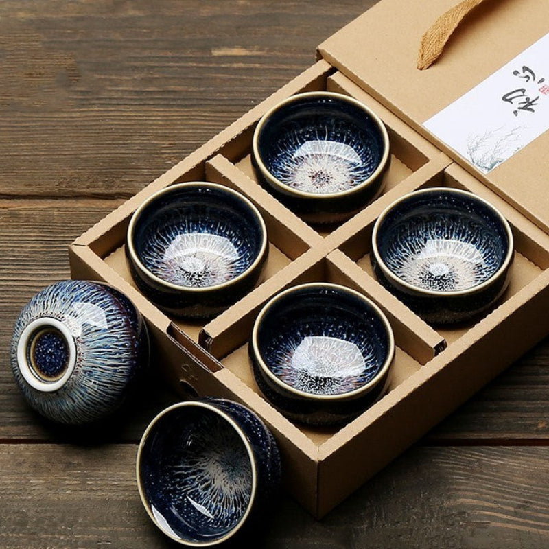 Jianzhan setzte Ofenwechsel Master Single Keramic Small Tea Tasse