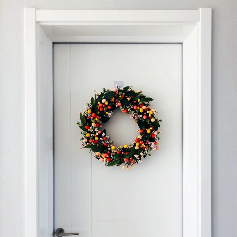 Garten-Frühlings-Wandbehang, 40 cm, Osterei-Girlande