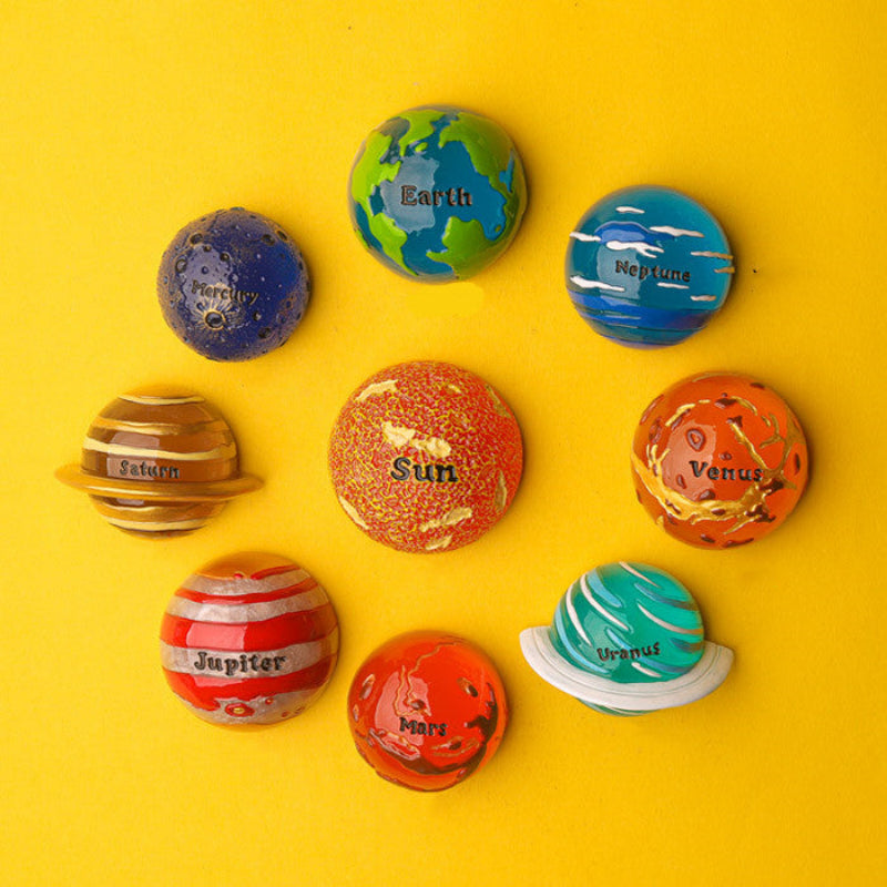 Cool Planet Fridge Magnets Planet Astronaut Refrigerator Magnet-7