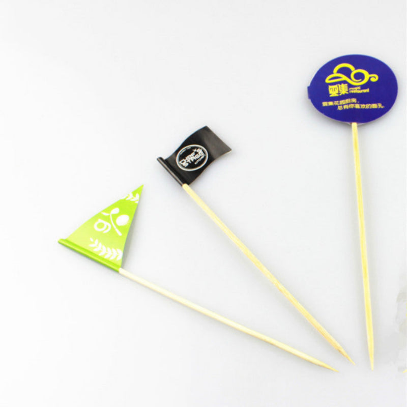 Creative Decoration Toothpick Flags Customization