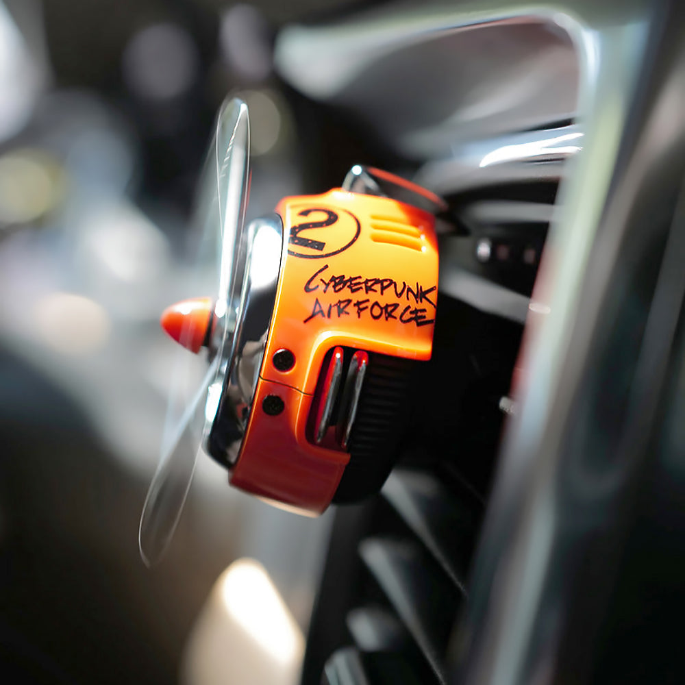 Cyber Car Perfume Mini Fan Diffuser for Air Vent Gift for Him-3