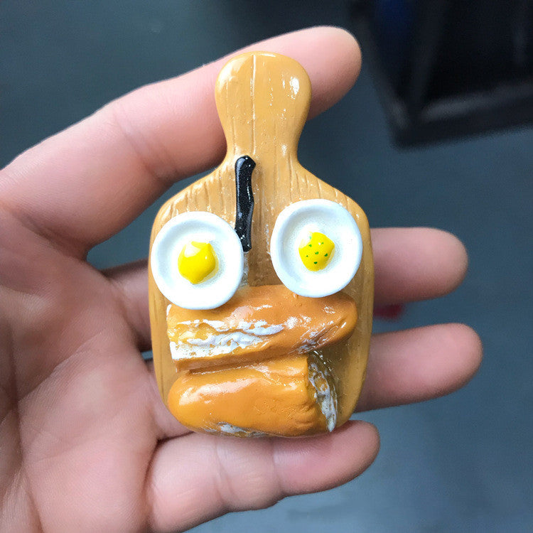 Mini Food Fridge Magnets Realistic Kitchen Set-5