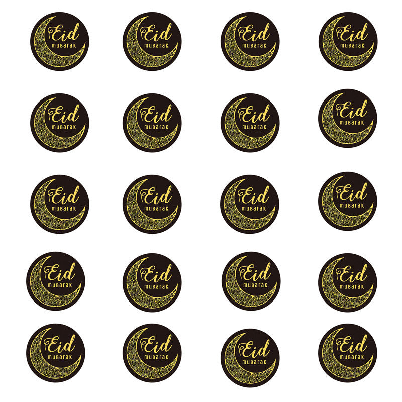 Sticker Letter Eid al-Fitr Sticker Candy Seal Decoration