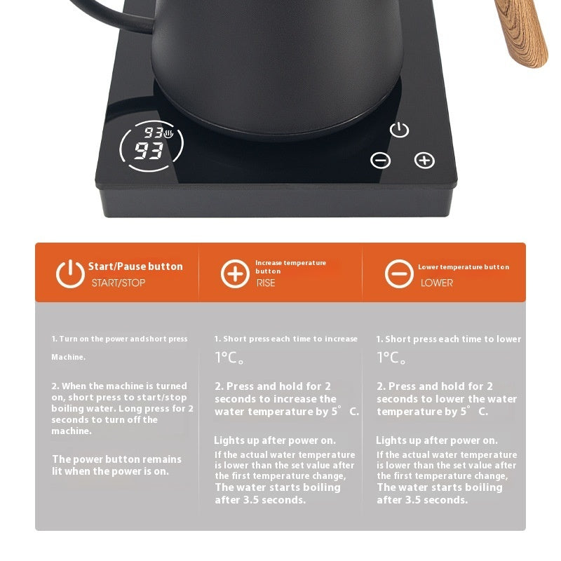 Intelligent Temperature Controlled Hand Brewed Coffee Pot