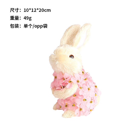 Papyrus Floral Easter Rabbit Home Crafts Ornaments