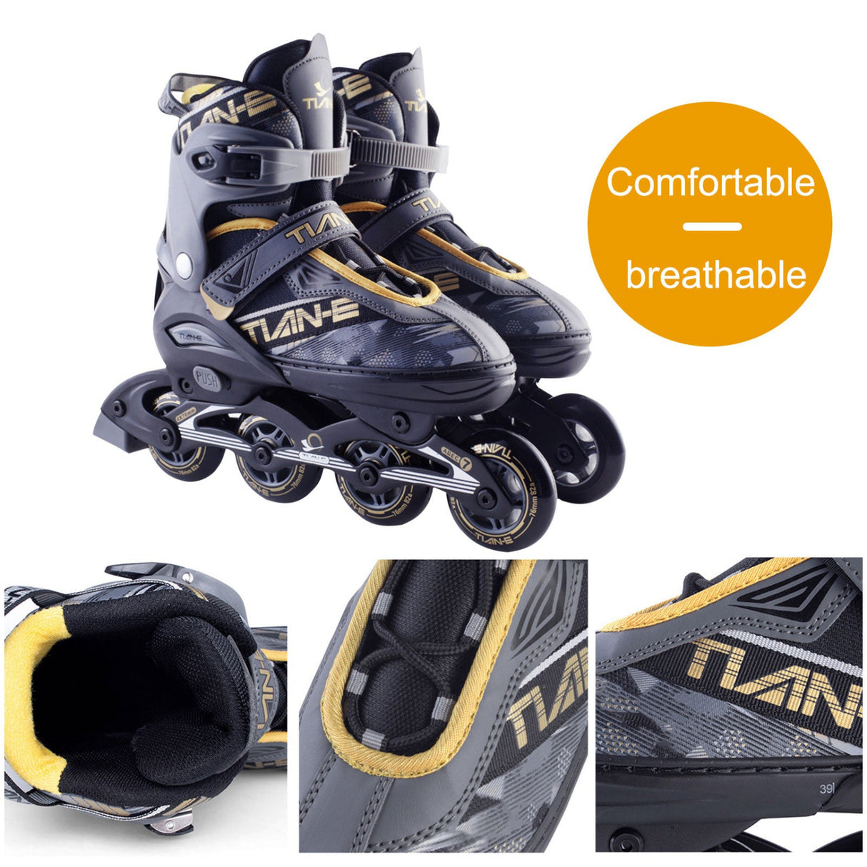 Men's and Women's Professional Inline Skates