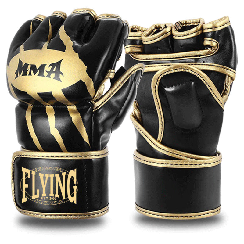 Half Finger Boxing Gloves Sanda Split Finger Fighting Gloves