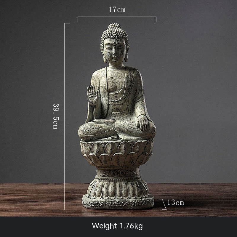 Chinesische Zen Buddha Ornament Home Wohnzimmer Eingangsbüro Schreibtisch