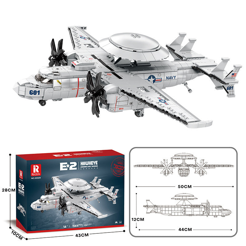 Military Models Fighter Assembling Building Blocks Toy
