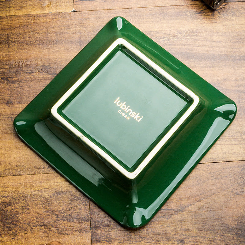 Keramik bemalt große Kapazität ohne rutschfeste Zigarrenbehbe